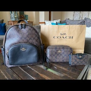 Coach Signature Coated Canvas Bundle
